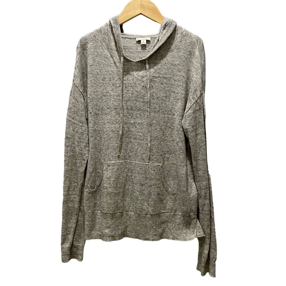 Gap Gray Lightweight Hooded Sweater Size XS